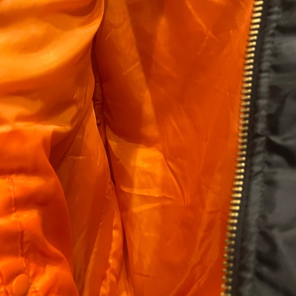 NWT Rothco MA-1 Flight Black Bomber Jacket - Picture 6 of 7